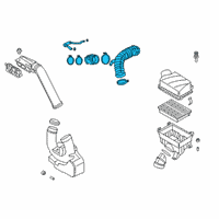 OEM 2021 Kia Soul Hose Assembly-Air Intake Diagram - 28130K0300