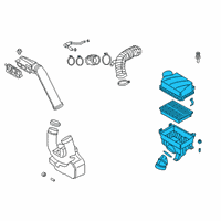 OEM 2021 Kia Soul Air Cleaner Assembly Diagram - 28110K0350