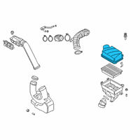 OEM Kia Soul Cover-Air Cleaner Diagram - 28111K0300