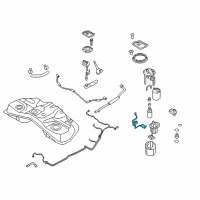 OEM 2016 Hyundai Genesis Coupe Fuel Pump Sender Assembly Diagram - 94460-2M401