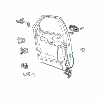 OEM 2002 Lincoln Navigator Control Rod Diagram - F75Z-7822135-AA