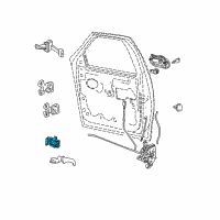 OEM 2001 Ford Expedition Control Assembly Diagram - F65Z-1521819-AA