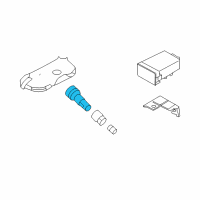 OEM Kia Forte Koup Tpms Tire Pressure Monitoring-Sensor Diagram - 529363X000