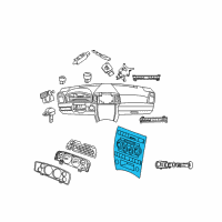 OEM Jeep Air Conditioner And Heater Control Diagram - 55111009AO