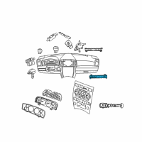 OEM 2006 Jeep Grand Cherokee Switch-4 Gang Diagram - 56050137AE