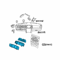 OEM Jeep Grand Cherokee Cluster Diagram - 5029967AC