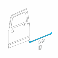 OEM Hummer H3T Belt Weatherstrip Diagram - 20875223