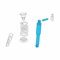 OEM 2012 Buick Enclave Shock Diagram - 20757505