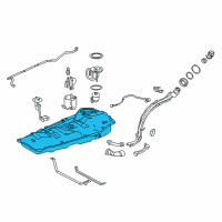 OEM Lexus NX300h Fuel Tank Sub-Assembly Diagram - 77001-78150