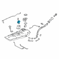 OEM 2020 Lexus NX300h Fuel Pump Assembly W/Filter Diagram - 23220-36011