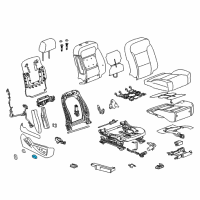 OEM 2019 Chevrolet Silverado 2500 HD Adjust Knob Diagram - 9063387