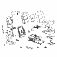 OEM 2018 Chevrolet Camaro Occupant Sensor Diagram - 22886642