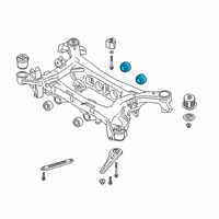 OEM 2020 Kia K900 INSULATOR-FRT Diagram - 21762D2000