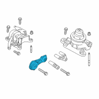 OEM 2017 Ford Police Interceptor Utility Torque Arm Diagram - FB5Z-6068-D