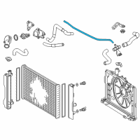 OEM 2014 Toyota Corolla By-Pass Hose Diagram - 16261-0T020