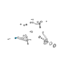 OEM 2001 Lexus LX470 Bush, Lower Arm Diagram - 48654-60010