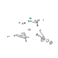 OEM 2007 Lexus LX470 Cam Assy, Camber Adjust Diagram - 48190-60011