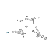 OEM 1998 Lexus LX470 Bolt, Washer Based H Diagram - 90105-16061