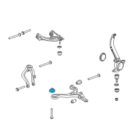 OEM 2008 Honda Accord Bush, Front Compliance Diagram - 51391-TA0-A01