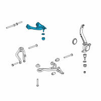 OEM Acura TSX Arm, Right Front (Upper) Diagram - 51510-TA0-A03