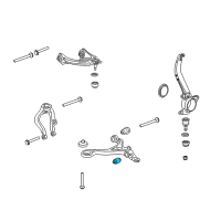 OEM 2010 Honda Accord Bush, Shock Absorber Diagram - 51810-TA0-A01