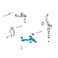 OEM 2010 Honda Accord Arm, Right Front (Lower) Diagram - 51350-TA0-A00
