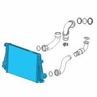 OEM 2014 Cadillac CTS Radiator Diagram - 84356897