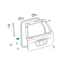 OEM 2004 Pontiac Vibe Stud, Lift Gate Strut Ball(Lift Gate Side) Diagram - 88969850