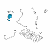 OEM BMW M235i xDrive Gran Coupe Fuel Pump Diagram - 16-11-7-300-472