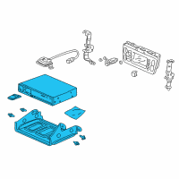 OEM 1999 Acura RL Control Unit, Navigation Electronic (Service) Diagram - 39540-SZ3-335