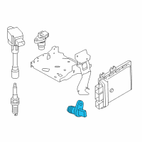 OEM 2010 Nissan Altima Crankshaft Position Sensor Diagram - 23731-JA00C