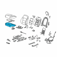 OEM 2019 Buick Enclave Seat Cushion Pad Diagram - 84512069