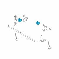 OEM 2003 Ford Focus Stabilizer Bar Insulator Diagram - YS4Z-5493-BA