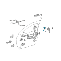 OEM 2003 Toyota Sienna Lock Switch Diagram - 84903-45020