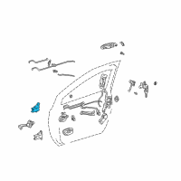 OEM 2002 Toyota Sienna Upper Hinge Diagram - 68720-02010