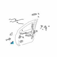 OEM 2001 Toyota Sienna Lower Hinge Diagram - 68740-08011