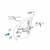 OEM 2002 Toyota Sienna Door Check Diagram - 68610-08010