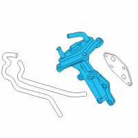 OEM Cooler ASY Oil Diagram - 21300-JA06A