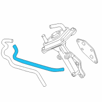 OEM Nissan Hose-Water Diagram - 21306-JB51A