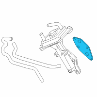 OEM 2010 Nissan Altima Gasket-Oil Cooler Diagram - 21304-JA00A