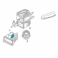 OEM Chrysler Sebring Resistor-Blower Motor Diagram - MR500971