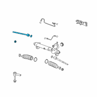 OEM 2015 Chevrolet Equinox Inner Tie Rod Diagram - 19210063