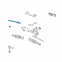 OEM 2014 Chevrolet Equinox Inner Tie Rod Diagram - 19210063