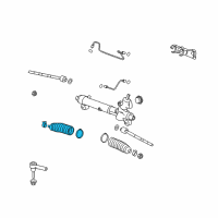 OEM 2014 GMC Terrain Boot Kit, Steering Gear Diagram - 19210062