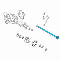 OEM 2022 Ford F-350 Super Duty Axle Shafts Diagram - HC3Z-4234-L