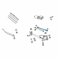 OEM 2008 Honda Accord Rod Unit B Diagram - 76550-TA0-A01