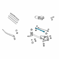 OEM 2009 Honda Accord Rod Unit A Diagram - 76540-TA0-A01