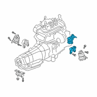 OEM 2021 Chevrolet Silverado 1500 Mount Bracket Diagram - 84193765