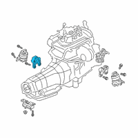 OEM 2021 Chevrolet Silverado 1500 Mount Bracket Diagram - 23353402