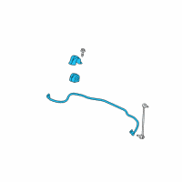 OEM 2018 Chevrolet Impala Stabilizer Bar Diagram - 22810906